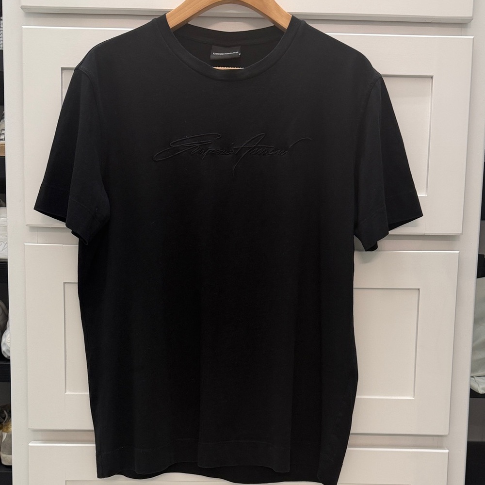 Emporio Armani Men’s Classic Black Tee